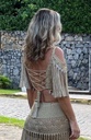 Cropped de Crochet Fio de Seda CR050