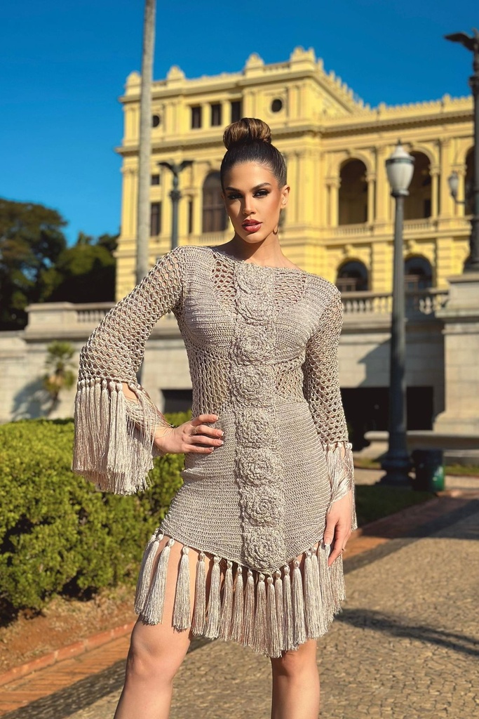 Vestido de Crochet VE398